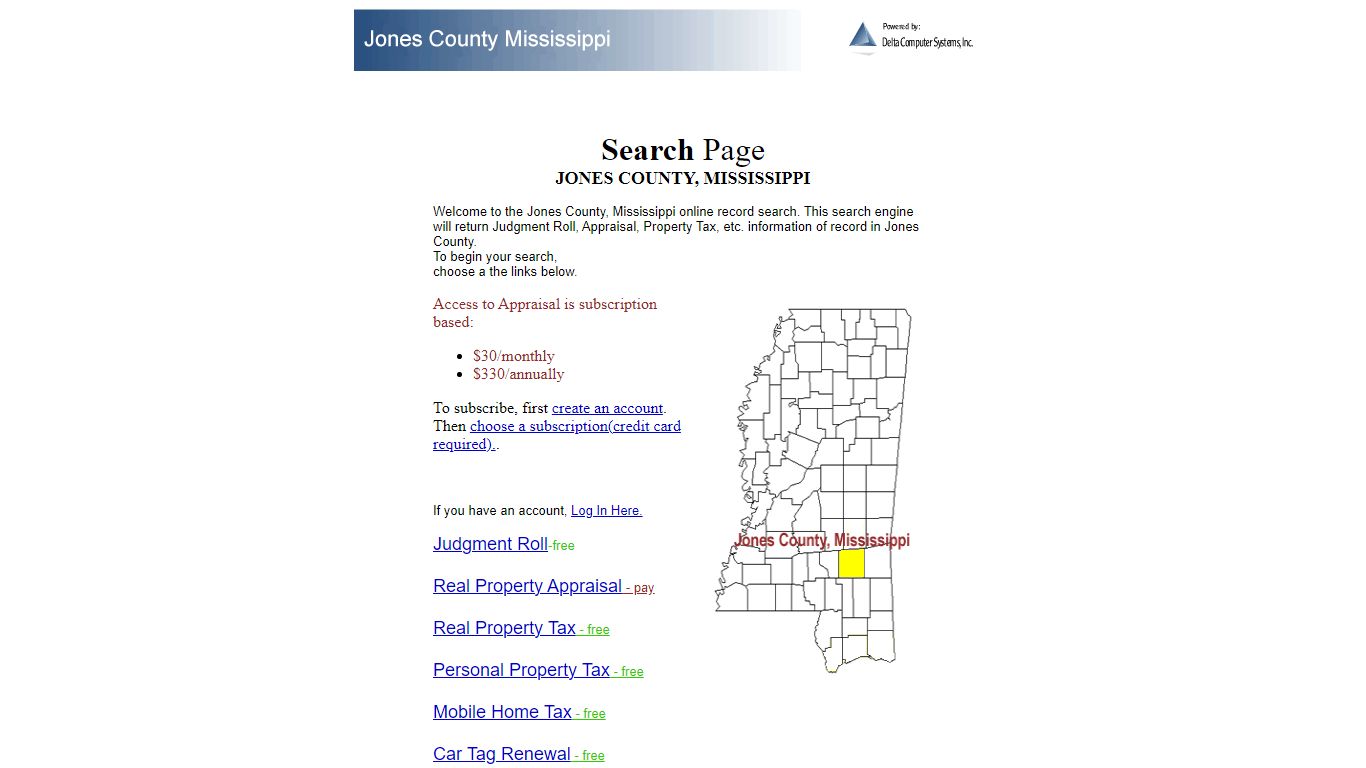 Jones County - Delta Computer Systems
